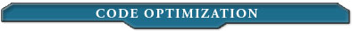 code optimization